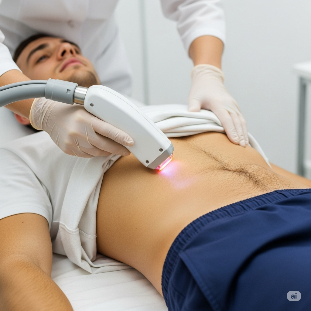 Stomach Hair Removal